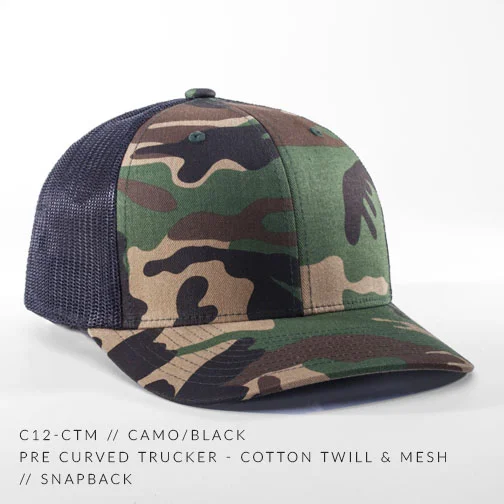 駒☆ c54-FM // Pinch Front Trucker - Foam & Mesh // Custom